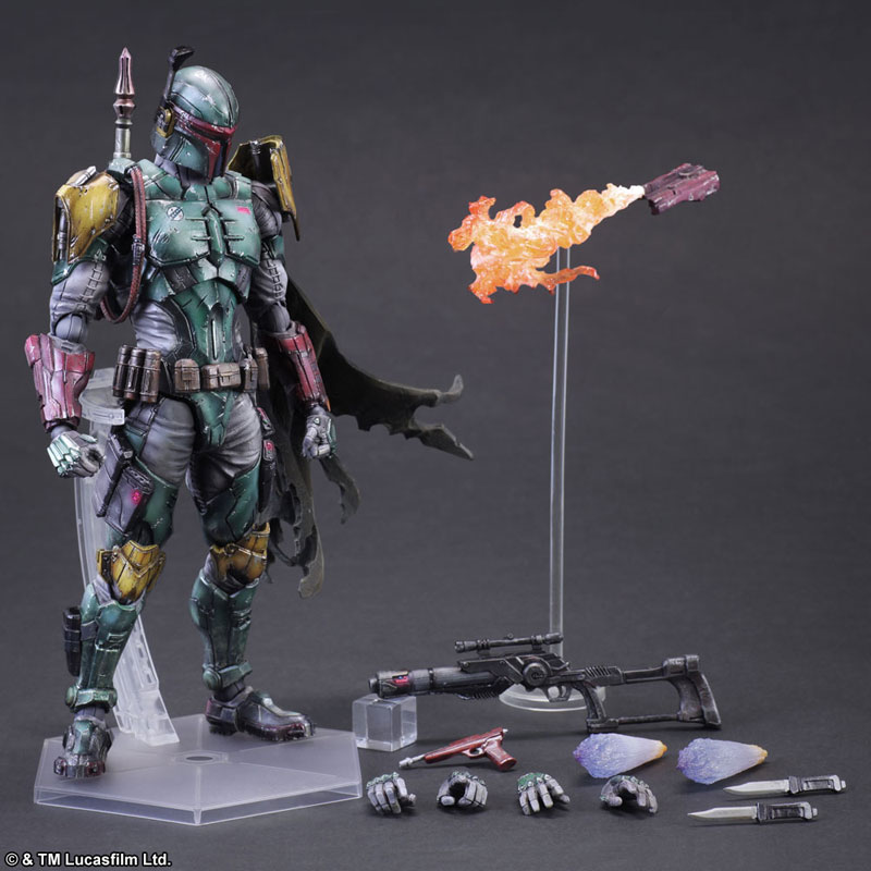 Illustration for article titled Play Arts Kai Will Turn Boba Fett And The Stormtrooper Into Insane Toys